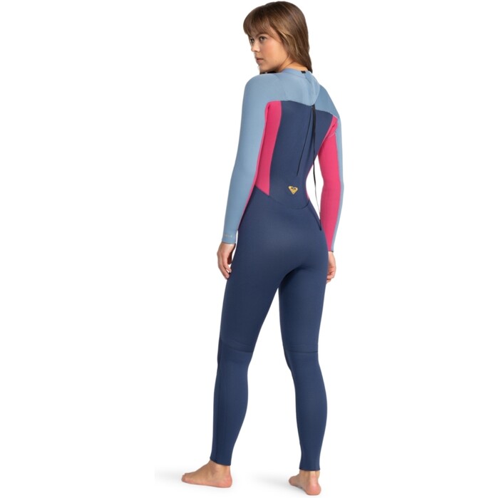 2024 Roxy Womens Prologue 4/3mm Back Zip Wetsuit ERJW103167 - Dark Denim